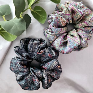 Silky Satin Hair Scrunchie Handmade Hair Tie in Australia