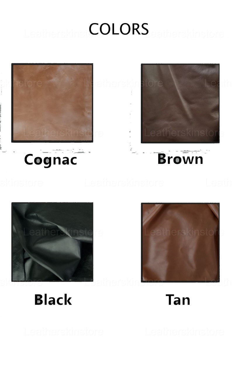 Brown Tan Genuine Leather Round Chair Pad Cover / Car Sofa Etsy