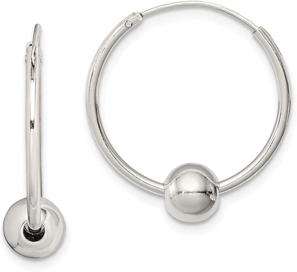 Orecchini A Cerchio Huggie In Argento Sterling S925 Con Cristallo - Gioiello Donna UK