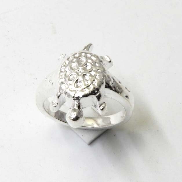 Silver kachua shop ring online
