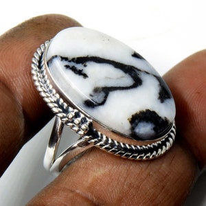 Buffalo Turquoise Ring, Buffalo Turquoise Sterling Silver Handmade Ring, Statement Ring, Gift For Her