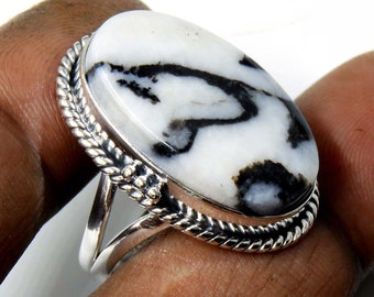 Buffalo Turquoise Ring, Buffalo Turquoise Sterling Silver Handmade Ring, Statement Ring, Gift For Her