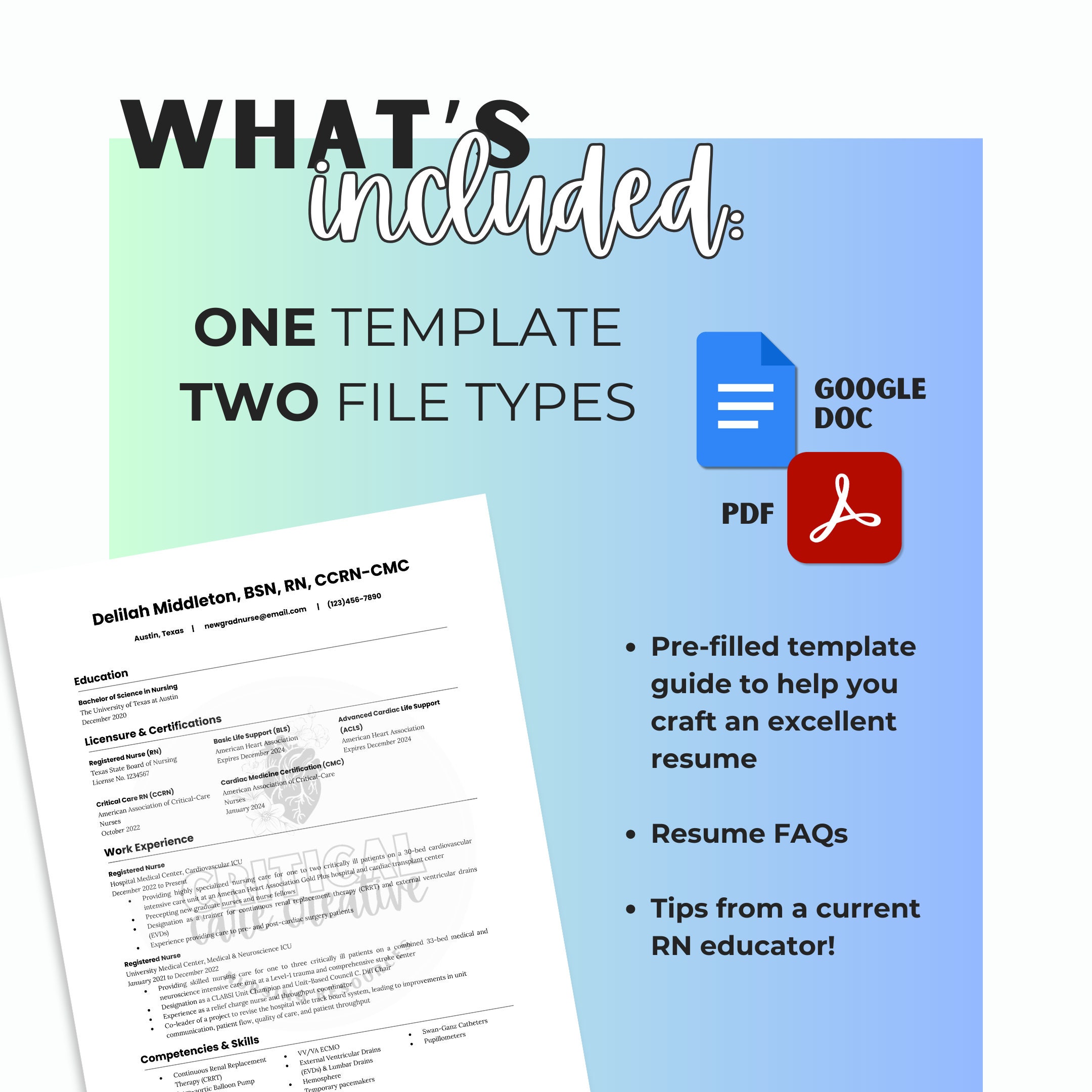 Nursing Resume Template Nurse Resume Template Experienced Nurse Resume