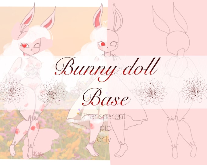 P2U Female Bunny/ Rabbit Base - Etsy