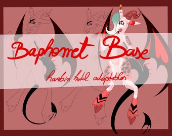 Base furry di Baphomet: ispirata ad Hazbin Hotel (P2U)