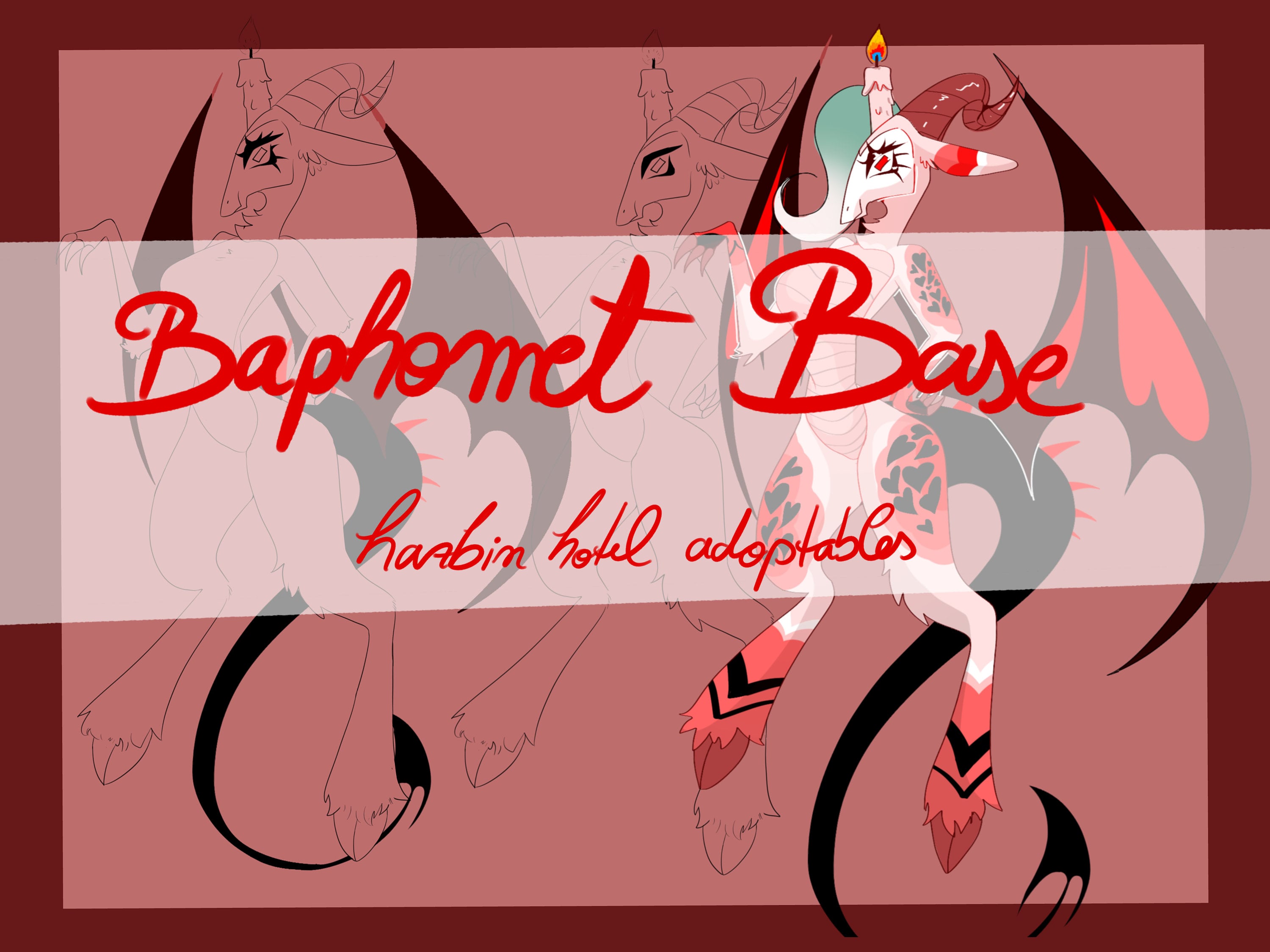 Baphomet Furry Base: Hazbin Hotel Inspired (P2U) - Etsy
