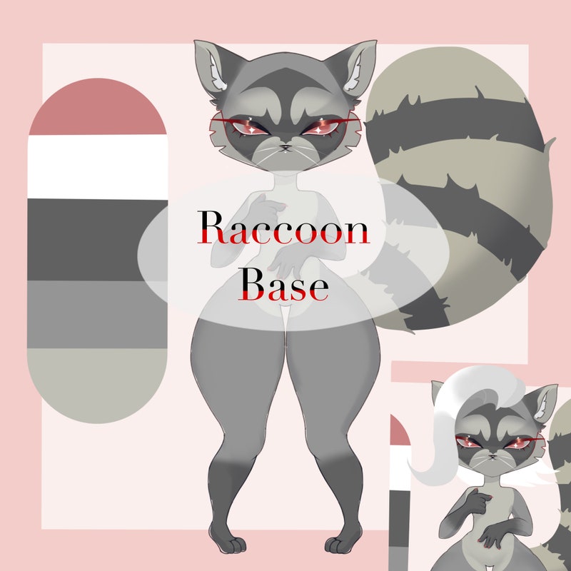 Raccoon Furry Art - Etsy