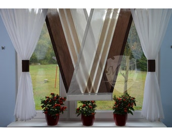 Moderne Design Gardine Wohnzimmer Fenster Idee Dekoration Fertiggardinen mit Gardinenband Fensterdekoration fertige V-Paneele Gardinenset