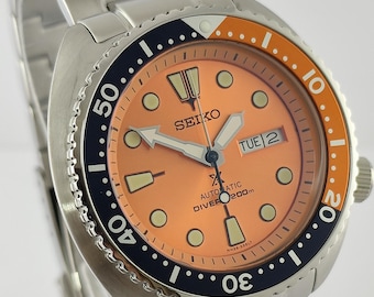Seiko 1st Gen Automatic Orange Monster SKX781 7s26-0350 43mm Scuba