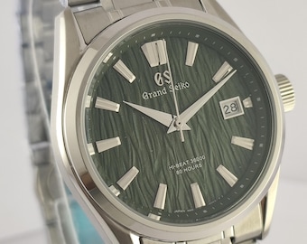 Vintage Grand Seiko Automatic Green Dial Stainless Steel Men's Wrist Watch All Working