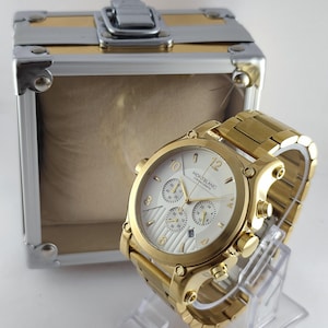 Vintage Premium Montblanc Chronograph White Dial With Date indicator Men Wrist Watch Free Shipping