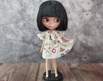 Blythe dress, summer outfit for Blythe doll