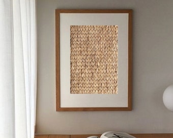 Handwoven Water Hyacinth Frame