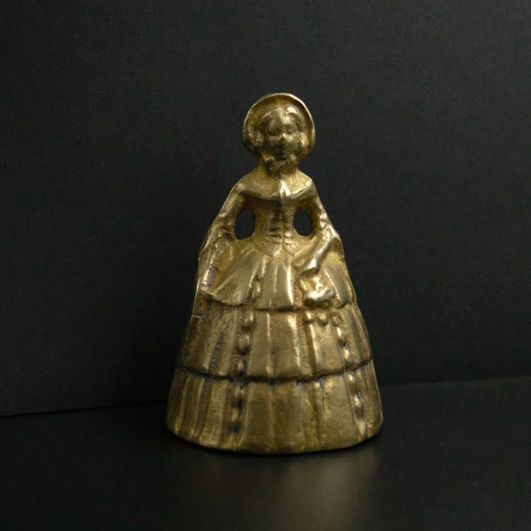 Brass Lady Bell Etsy