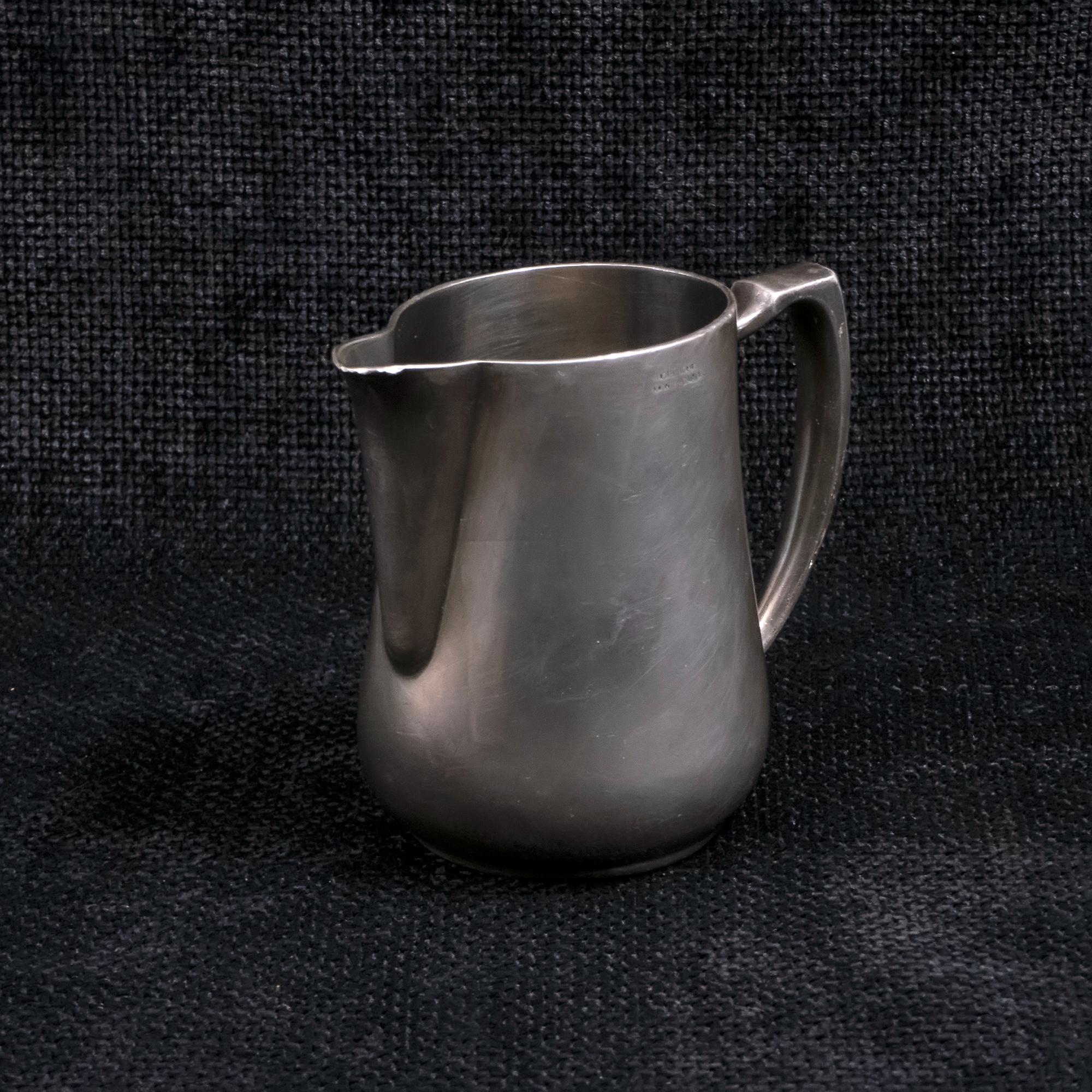 Sambonet Steel Milk Pitcher: Mid-century Modern Vintage Italian