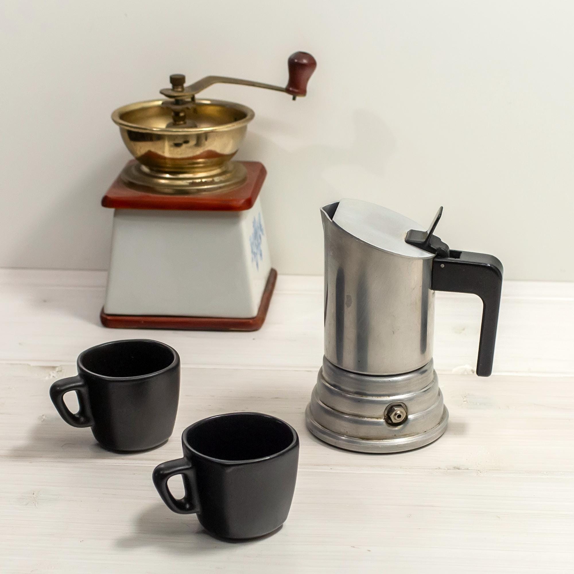 ヴィンテージ イタリア製 コンロ式エスプレッソメーカー：VEV