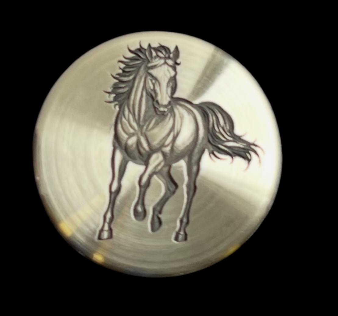 Embossed Horse Knob for Staub Dutch Oven | Collector's Upgrade - Etsy
