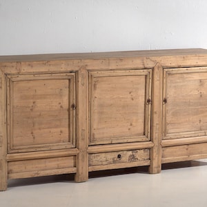 Large antique sideboard with three doors (c.1900) #38