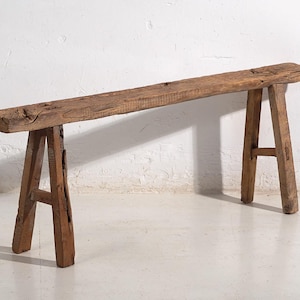 Panca antica in stile wabi sabi (1870 circa) n. 79