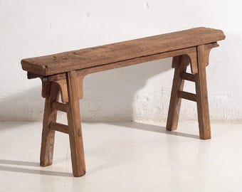 Antike rustikale Stilbank (um 1870) #2