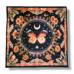 Nappe de Tarot - PAPILLON TOURNESOL