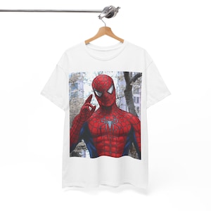 スパイダーマン映画Tシャツ | コミックコスプレシャツ マーベル 画像 6