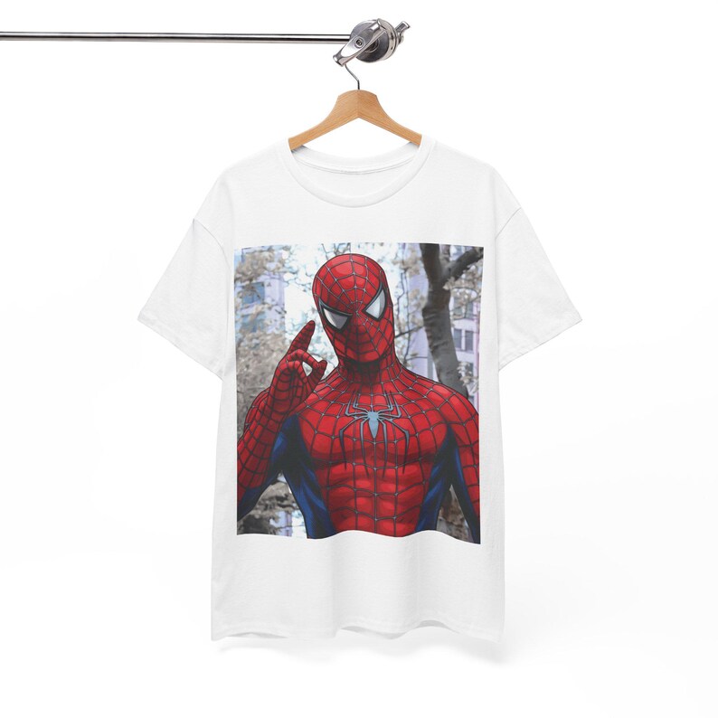 スパイダーマン映画Tシャツ | コミックコスプレシャツ マーベル 画像 6