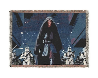 Manta tejida de Anakin de ROTS de 52"x37"