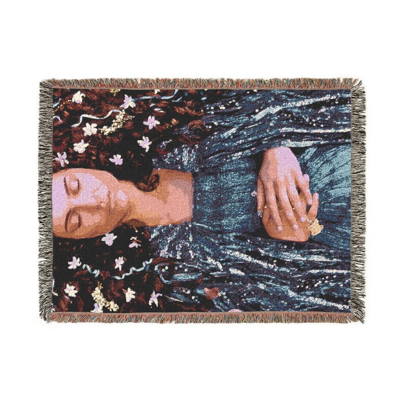 Manta tejida Padme, decoración acogedora para el hogar. Tapiz de pared, imagen 3