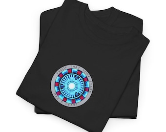 Tony Stark Iron Man Unisex Heavy Cotton Tee, Casual Wear, Gift for Him/Her, Summer Fashion, Vintage Style, Comfortable T-Shirt comics