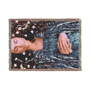 Manta tejida Padme, decoración acogedora para el hogar. Tapiz de pared, imagen 1