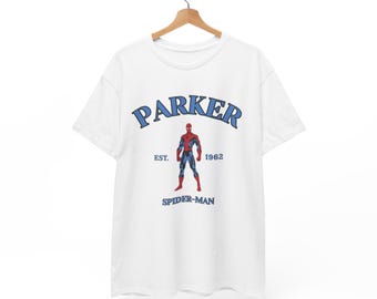 ピーター・パーカー 1962 スパイダーマン グラフィックTシャツ | レトロスーパーヒーローシャツ