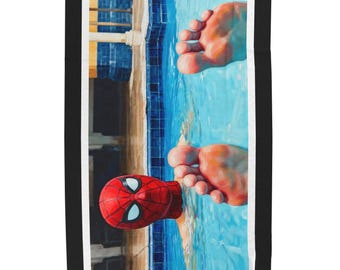 Big Potato spider hero Velveteen Plush Blanket large 60"x80"