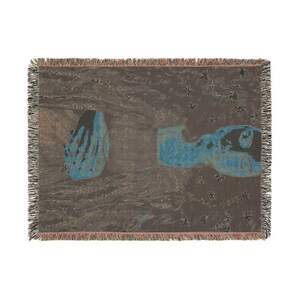 Manta tejida Padme, decoración acogedora para el hogar. Tapiz de pared, imagen 2