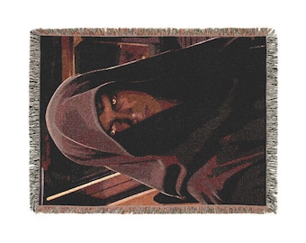 Manta tejida de Anakin y Darth Vader. Manta de la película ROTS.