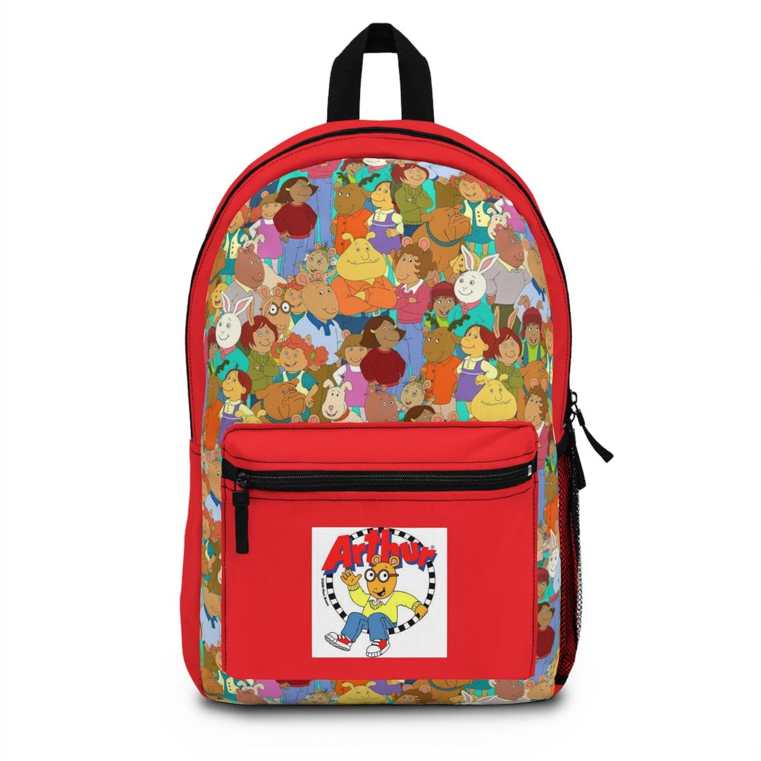 Arthur Themed Backpack, Fun Cartoon Rucksack, Kids School Bag, Retro ...