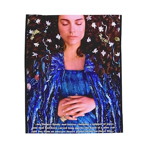 50"x60" Padme ROTS book quote Velveteen Plush Blanket - Home Décor,  Soft Throw Blanket,