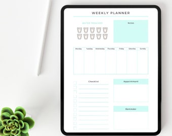 Weekly to Do List Printable, Instant Download, Weekly Planner - Etsy