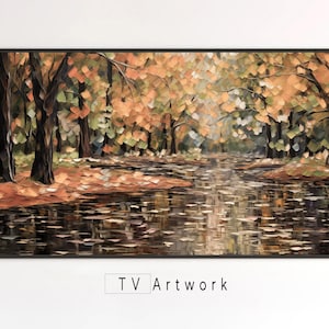Samsung Frame TV Art | The Joy of Autumn | Colorful, Nature, Landscape | Digital Artwork for The Frame TV