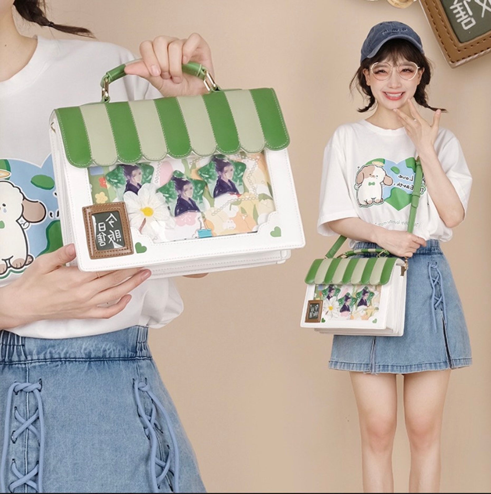 ITA Bag With Insert ITA Backpack ITA Bag Crossbody Ita Bag Etsy