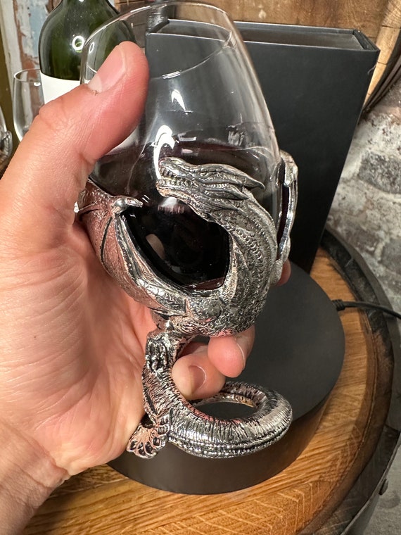 Verre à Vin Attrape-rêves Amérindien 500ml - Gravure Laser, Sans Pied, Cadeau Collection