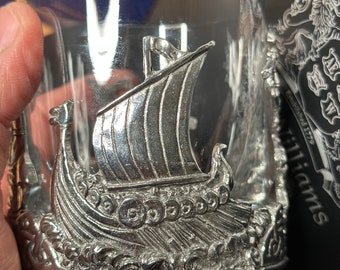 Viking Whisky Tumbler | Norse-inspired Barware | Handcrafted by