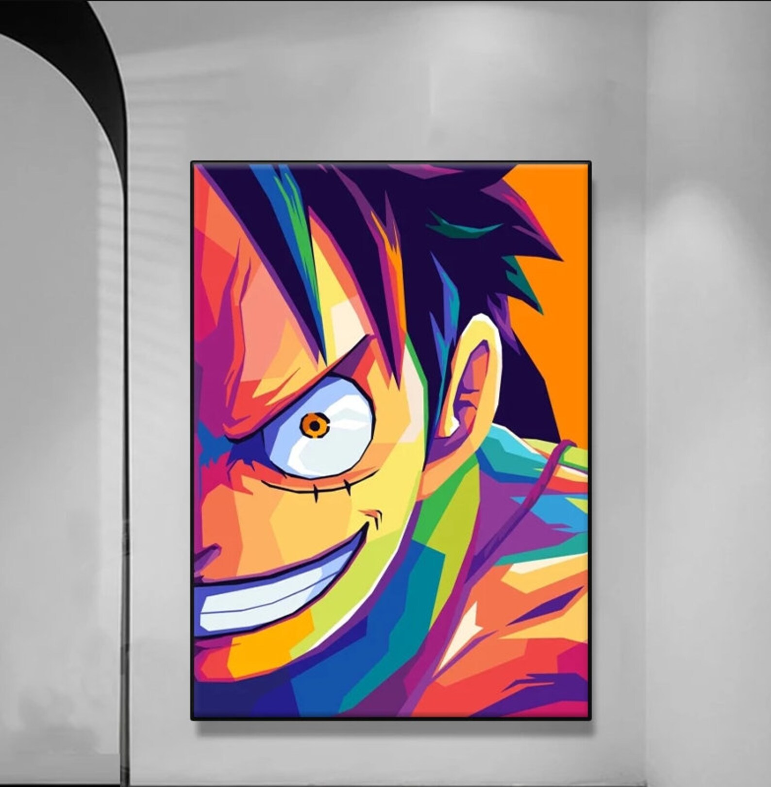 One Piece Anime Painting Zoro X Luffy Etsy