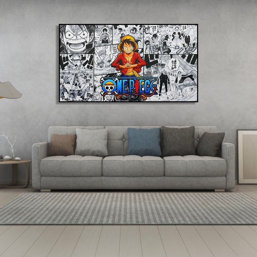 One Piece Manga panel Poster / Anime Wall Art / Manga Panel / Etsy España