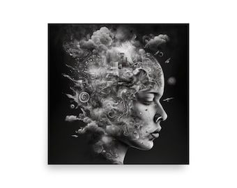 ADHD Fine Art Print: Neurodivergent Mind, Therapy Office Decor
