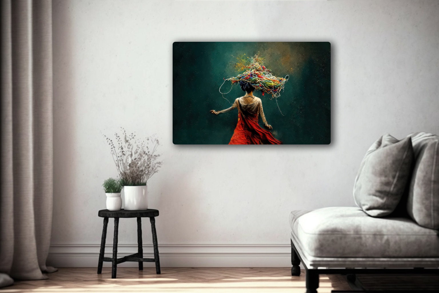 AEHIE Leinwanddruck 'This Space Is Neurodiversity' – 27,9 X 35,6 Cm, Gerahmte Wandkunst
