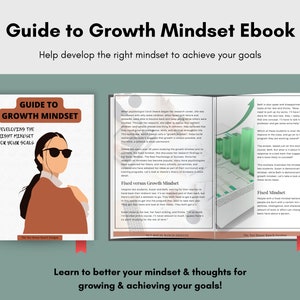 Guide to Growth Mindset Ebook, Personal growth ebook, Self Improvement, Mental Health Ebook, Self care Ebook, Goals Ebook