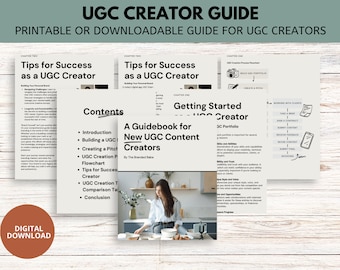 Ultimate UGC Creator Guide | UGC Creator Guide | UGC Creator | Influencer | Influencer Guide | Content Creator Guide | Content Creator