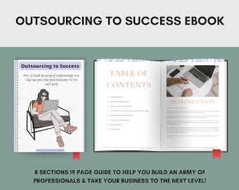 Outsourcing to Success Ebook, Business ebook Digital, Business Plan 2023, Business Workbook, Business planner, Small Business Guide