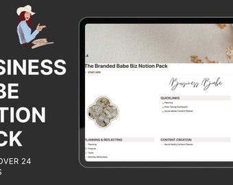 Ultimate Notion Planner | Notion Calendar | Notion Template | Side Hustle Planner | Content Planner | Business Plan | Small Business